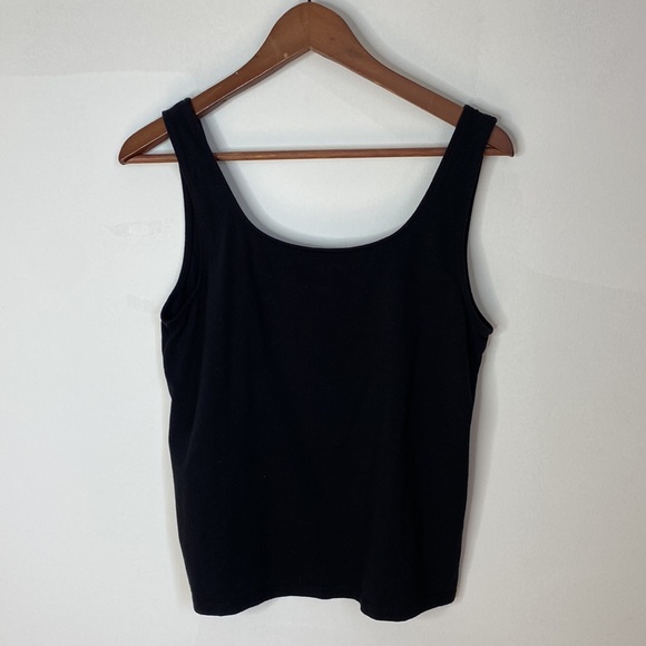 Loft Black Tank Top Size Large - Picture 3 of 4